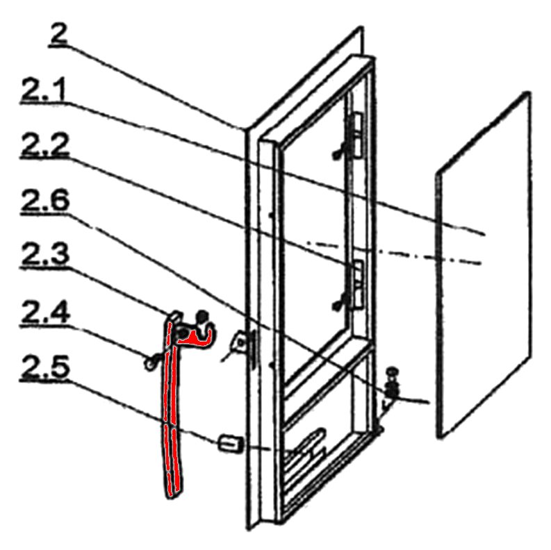 Oranier Nordik Deurklink A